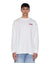 MENS  MEKANIK EKCESS LS TEE WHITE/RED OVERSIZED TEES