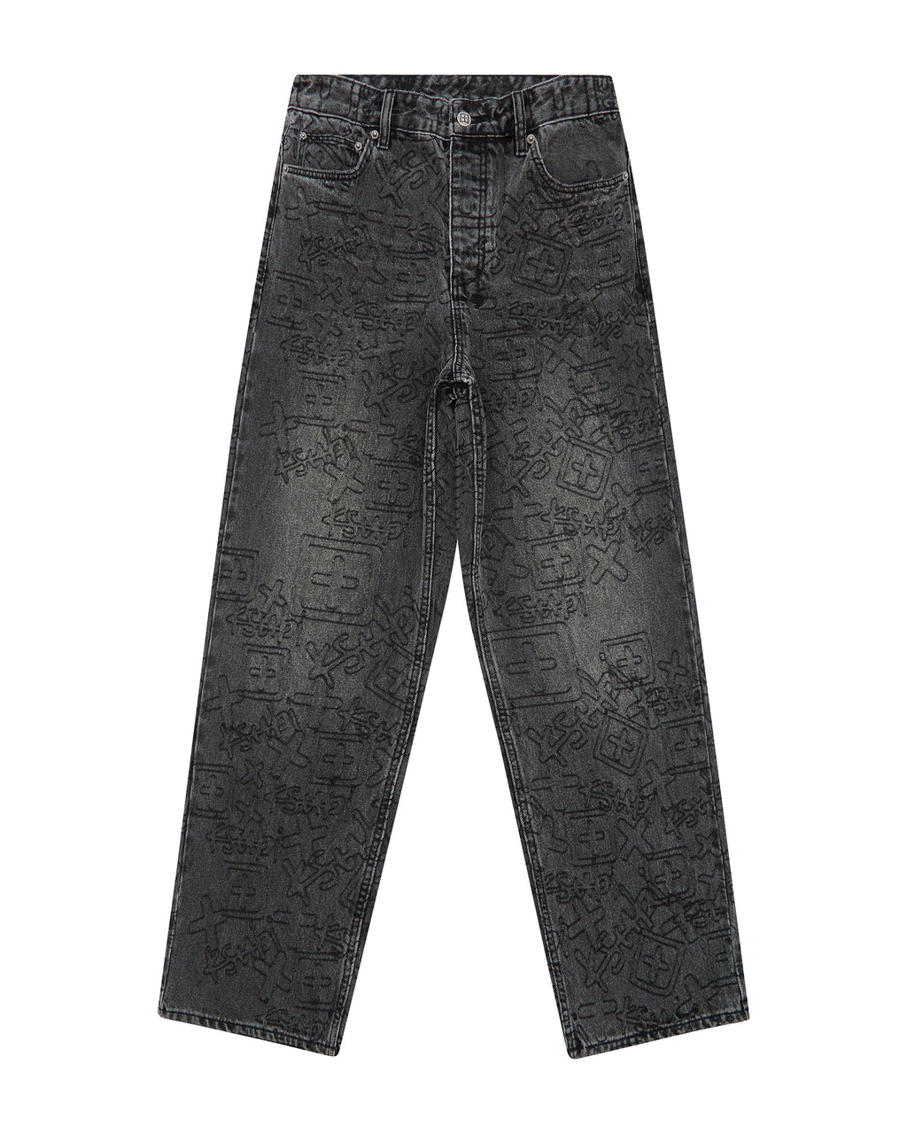 MENS MAXX STENCIL STITCH DENIM JEANS