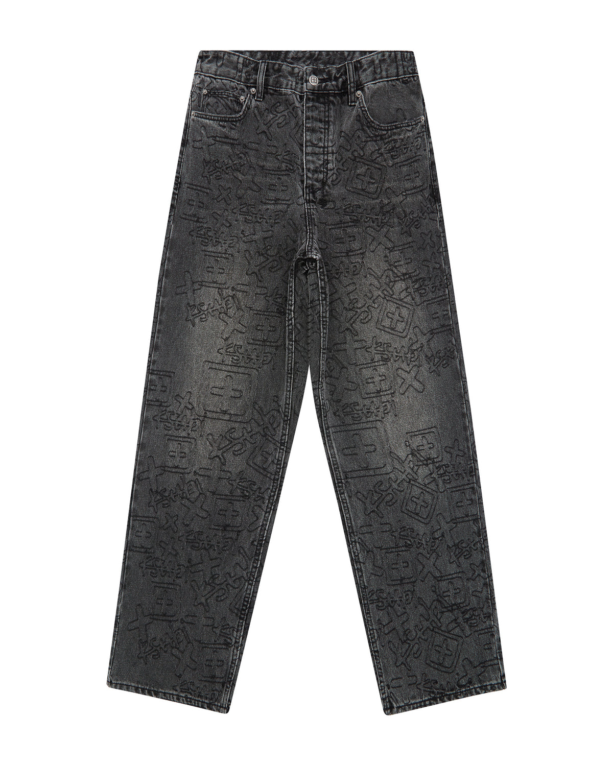 MENS MAXX STENCIL STITCH DENIM JEANS