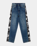 Mens Maxx Zip Trip Baggy Denim Jeans - Denim