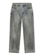 Mens Maxx Greaser Baggy Denim Jeans - Denim
