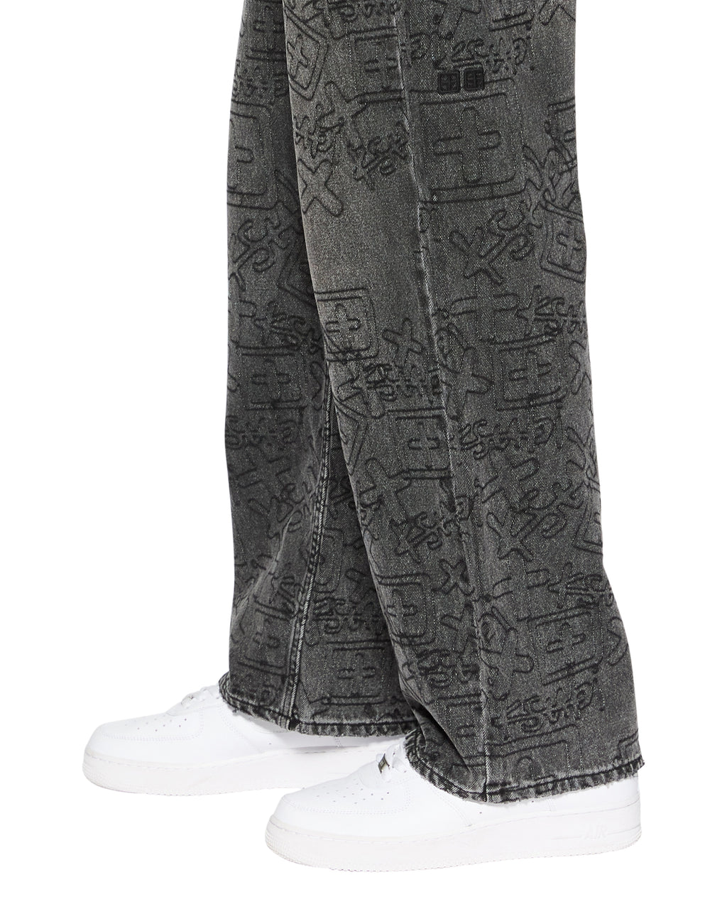 MENS MAXX STENCIL STITCH DENIM JEANS