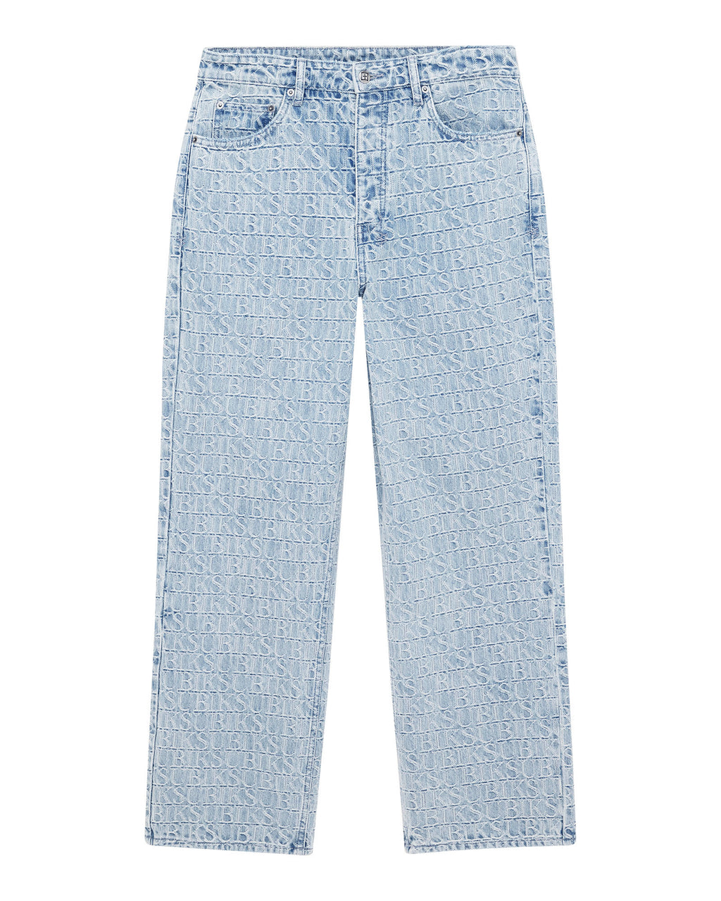Mens Maxx Tile Baggy Denim Jeans - Denim