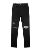 MENS CHITCH NYC LAID BLACK DENIM JEANS