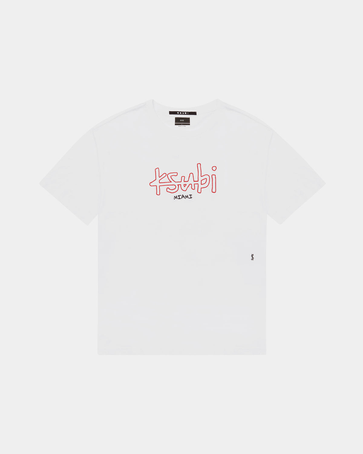 MENS MIAMI 4X4 BIGGIE SS TEE TRU WHITE TEES