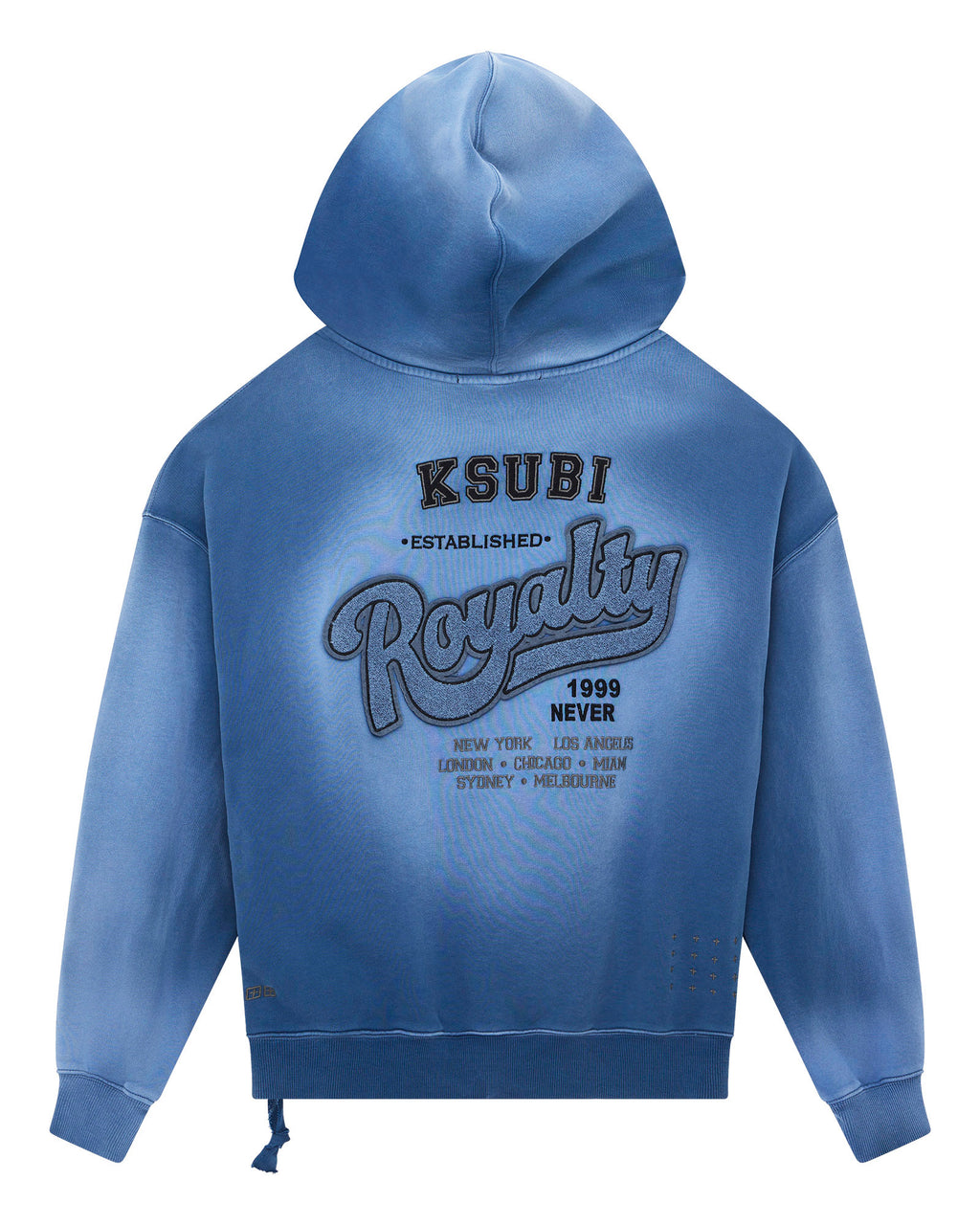 MENS ACE EKCESS HOODIE INK FADE FLEECE