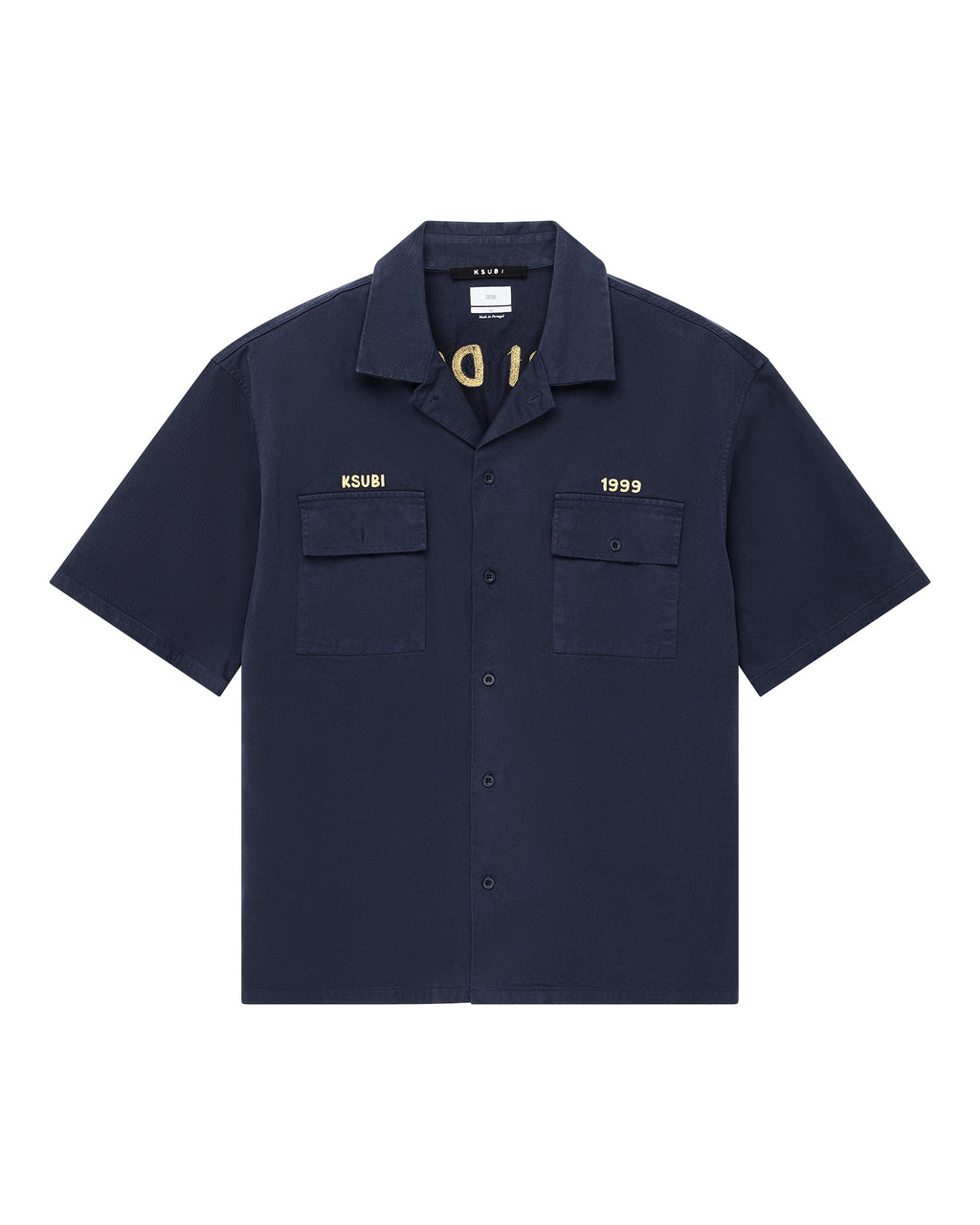 MENS MEKANIK BOILER SS SHIRT INK BLUE SHIRTS