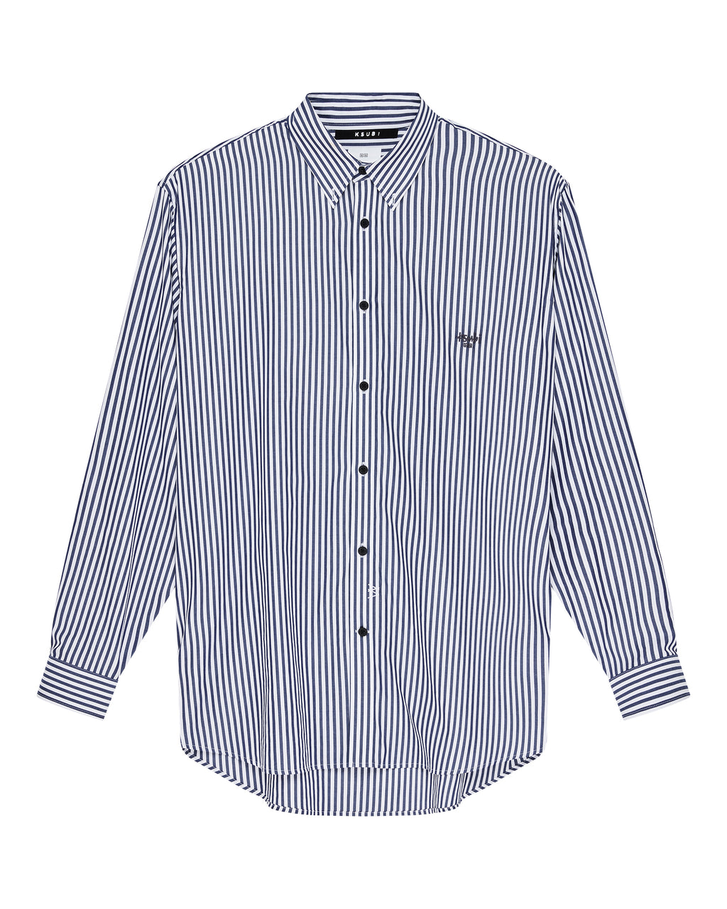 MENS KSIGNATURE LS SHIRT WHITE STRIPE SHIRTS