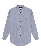 MENS KSIGNATURE LS SHIRT WHITE STRIPE SHIRTS