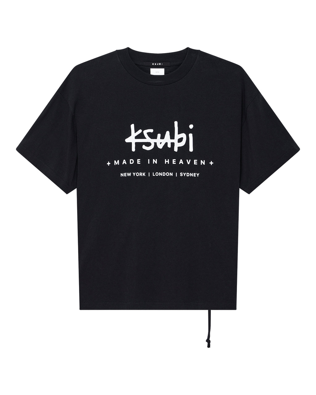 Mens Plated Ekcess Ss Tee Jet Black Oversized Tees - Black