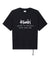 MENS  PLATED EKCESS SS TEE JET BLACK OVERSIZED TEES