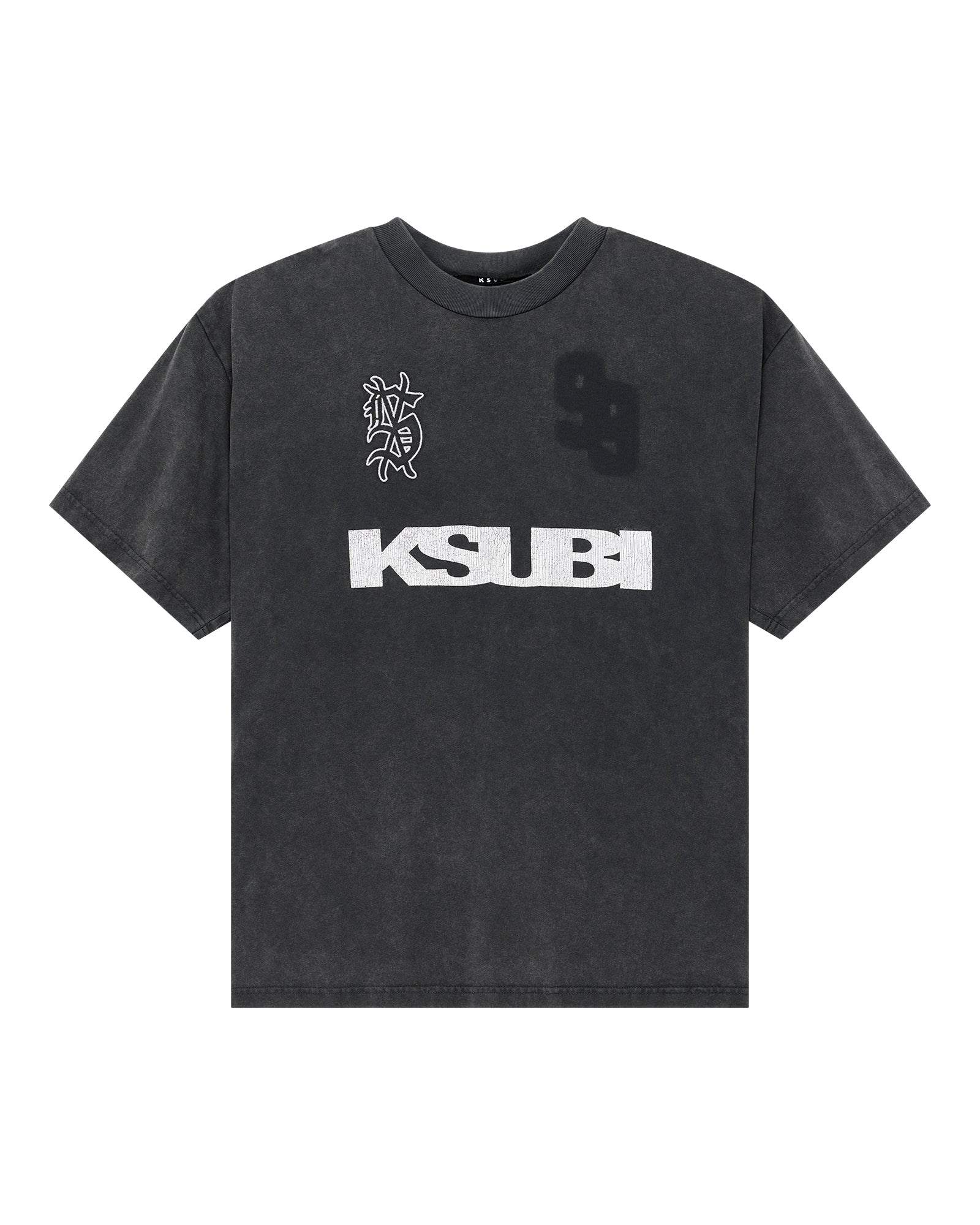 MENS RUGGED EKCESS SS TEE BLASTED BLACK TEES