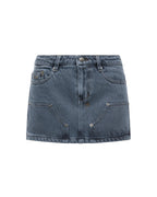 WOMENS MICRO MINI SKIRT EXPOSED MIRAGE SKIRTS