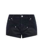 Womens Micro Short Saloon Black Regular Walkshorts - Black