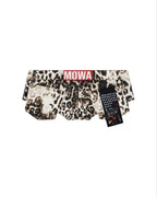 Womens Mowalola Hot Short Cheetah Slim Walkshorts - Multi Colour