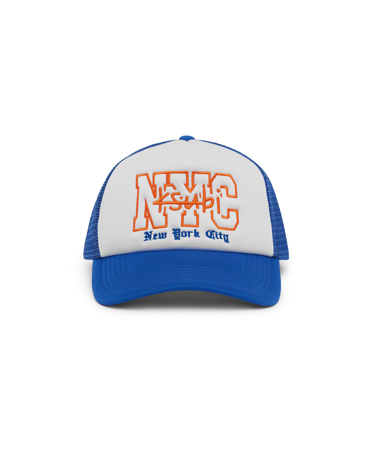 Nyc And The Streets Trucker Cap Blue Regular Headwear - Blue