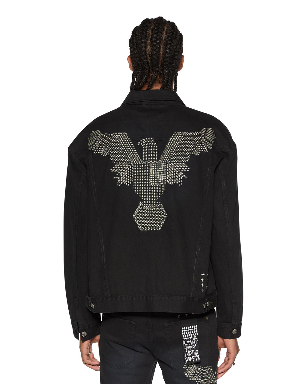 Mens Oh G Jacket Replica Eagle Oversized Jackets - Black