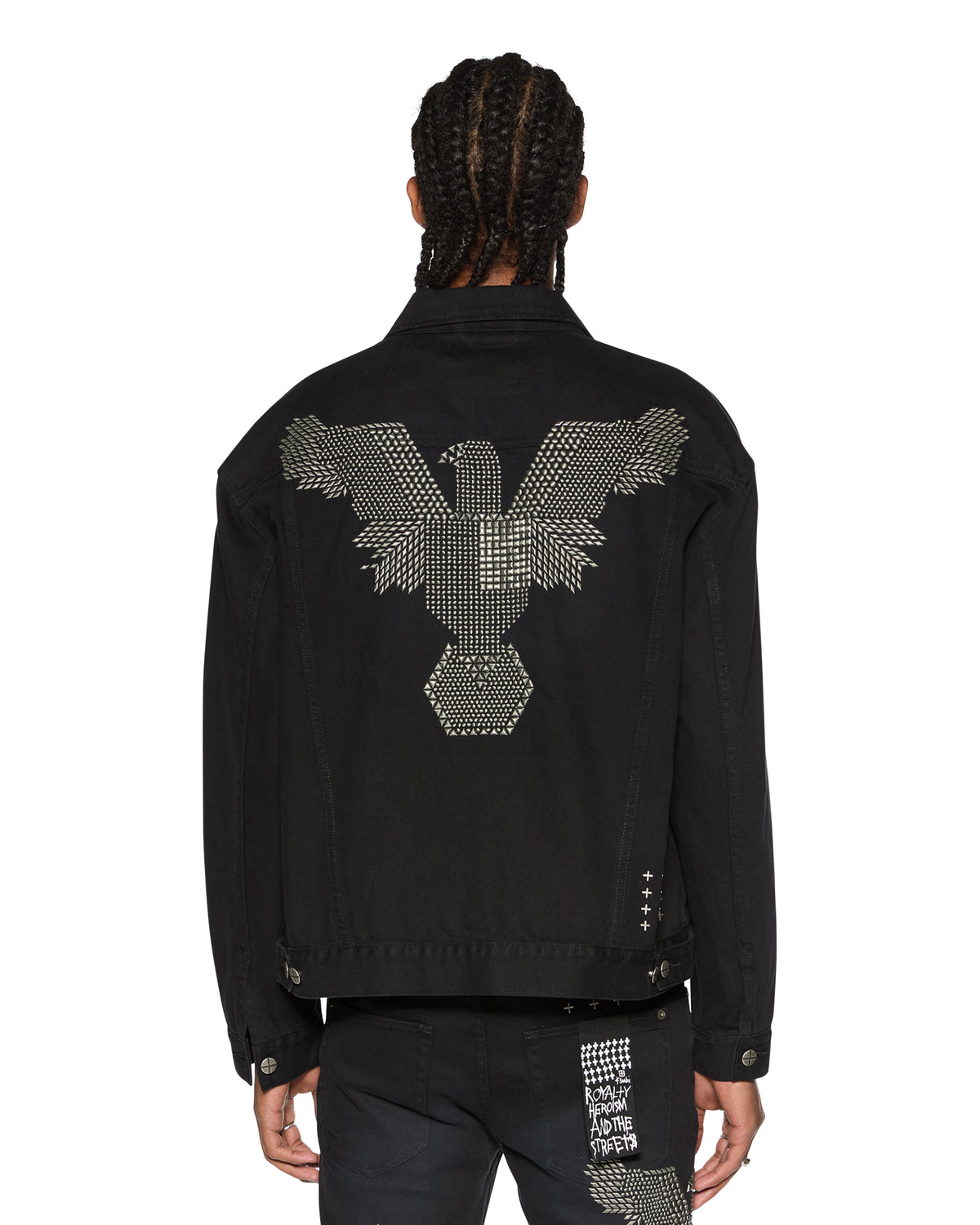 Mens Oh G Jacket Replica Eagle Oversized Jackets - Black