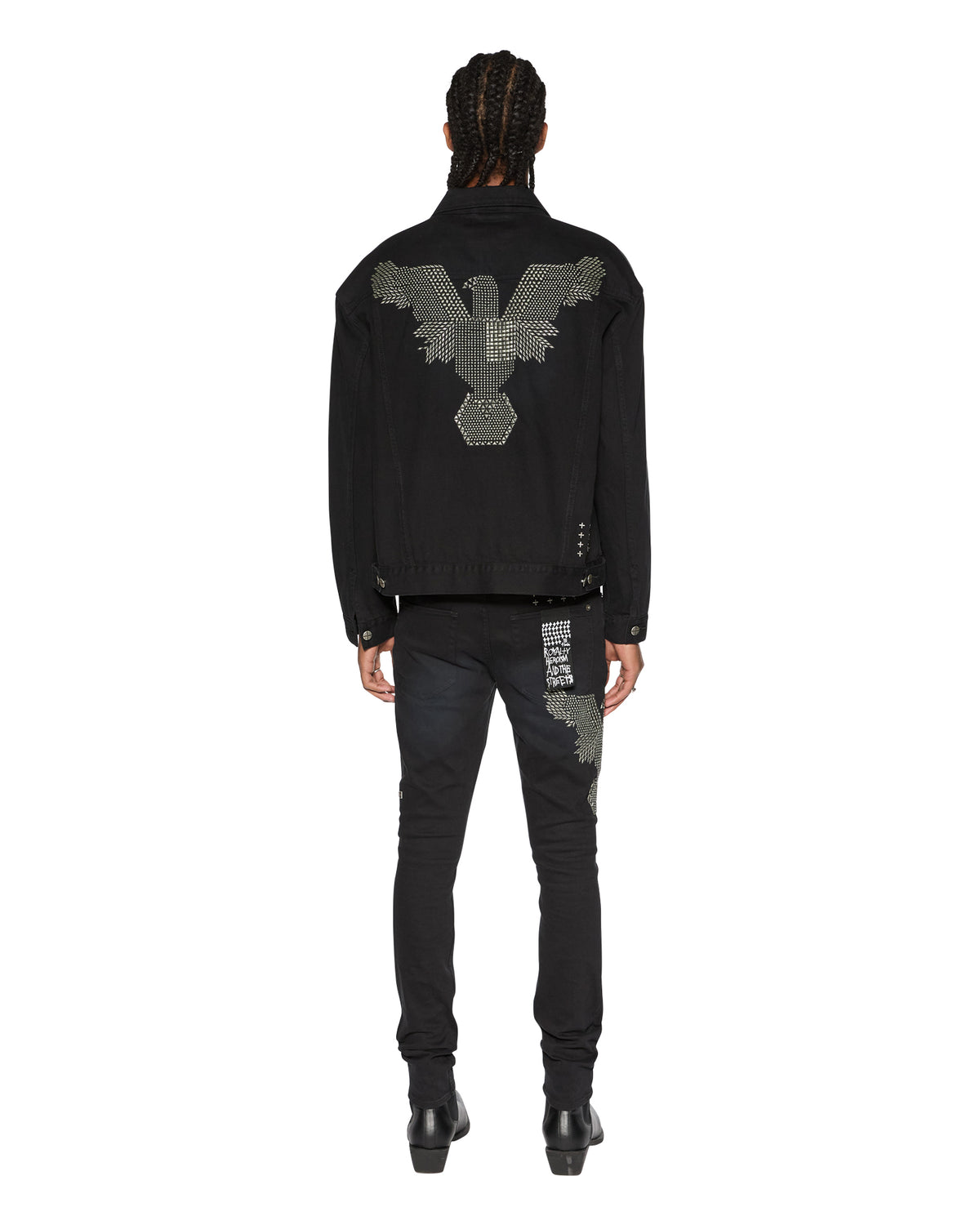 Mens Oh G Jacket Replica Eagle Oversized Jackets - Black
