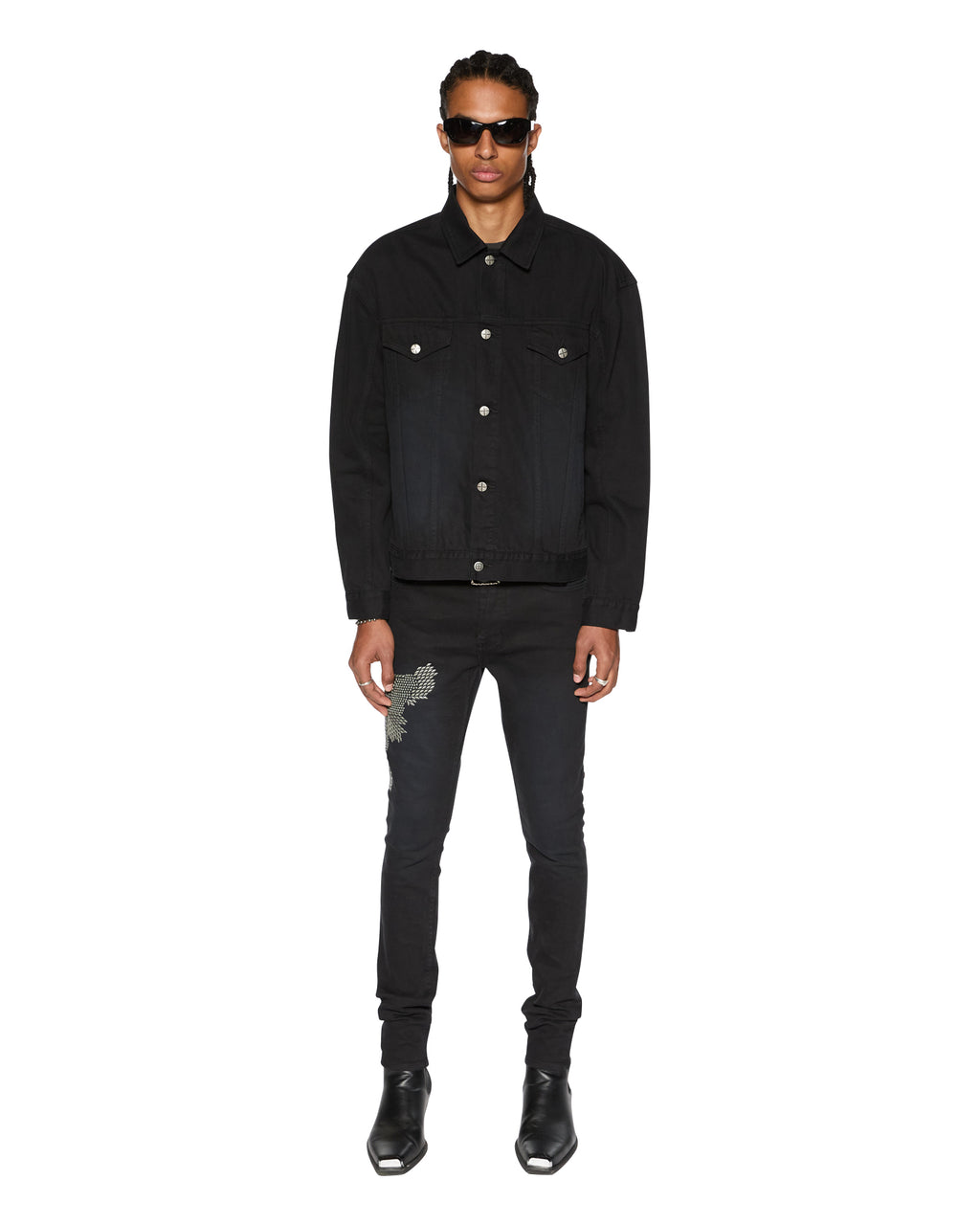 Mens Oh G Jacket Replica Eagle Oversized Jackets - Black