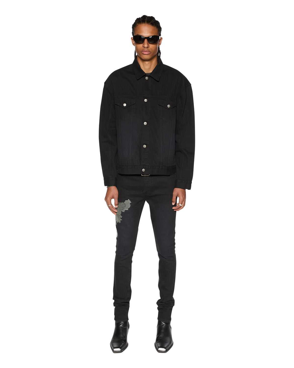 Mens Oh G Jacket Replica Eagle Oversized Jackets - Black