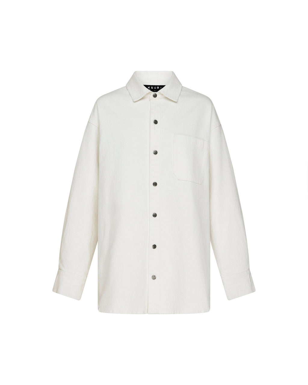 Womens Oversized Ls Shirt Ecru Oversized Shirts - Beige
