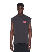 MENS PANTHERA CUT OFF BIGGIE TEE ASH TEES