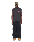 MENS PANTHERA CUT OFF BIGGIE TEE ASH TEES
