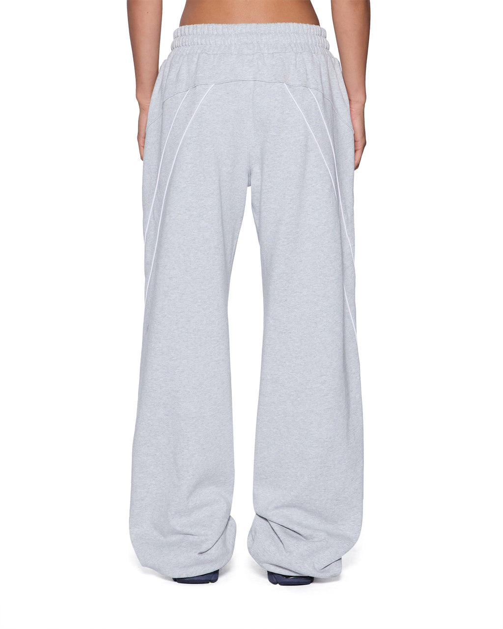 WOMENS CARTER WIDE TRAKPANT GREY MARLE PANTS
