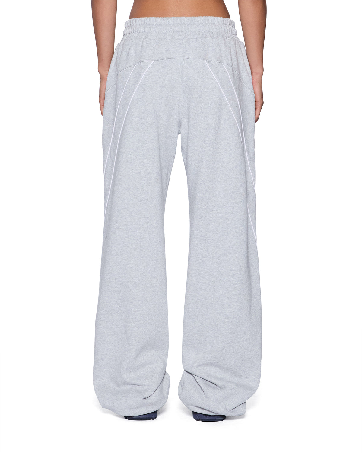 WOMENS CARTER WIDE TRAKPANT GREY MARLE PANTS