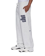 Mens Club Synthesis Trak Pant Snow Marle Regular Pants - Grey