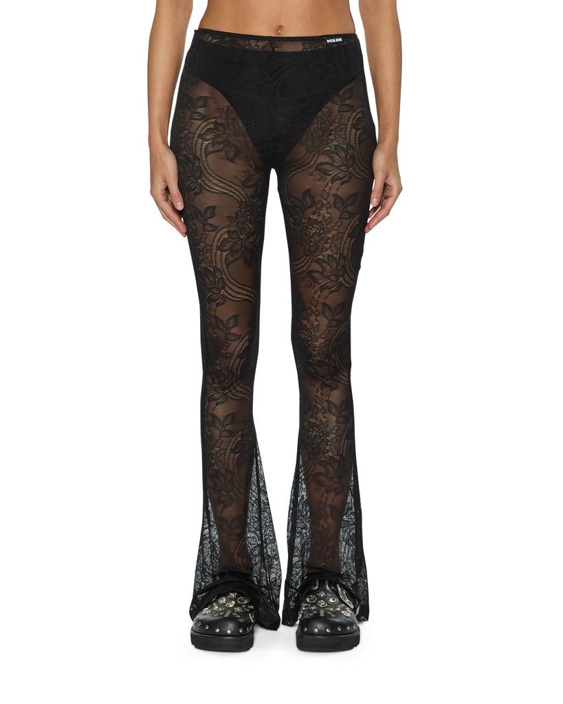 Womens Flare Pant Black Lace Pants | Ksubi ++