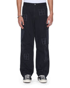 Mens Fugitive Cargo Pant Kash Box Straight Pants - Black