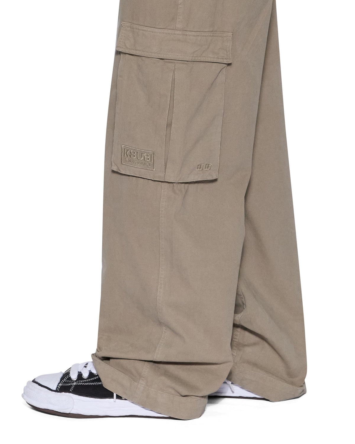 Mens Maxx Fugitive Cargo Pant Militant Relaxed Pants - Green
