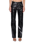 PINUP PANT PATENT CROC BLACK