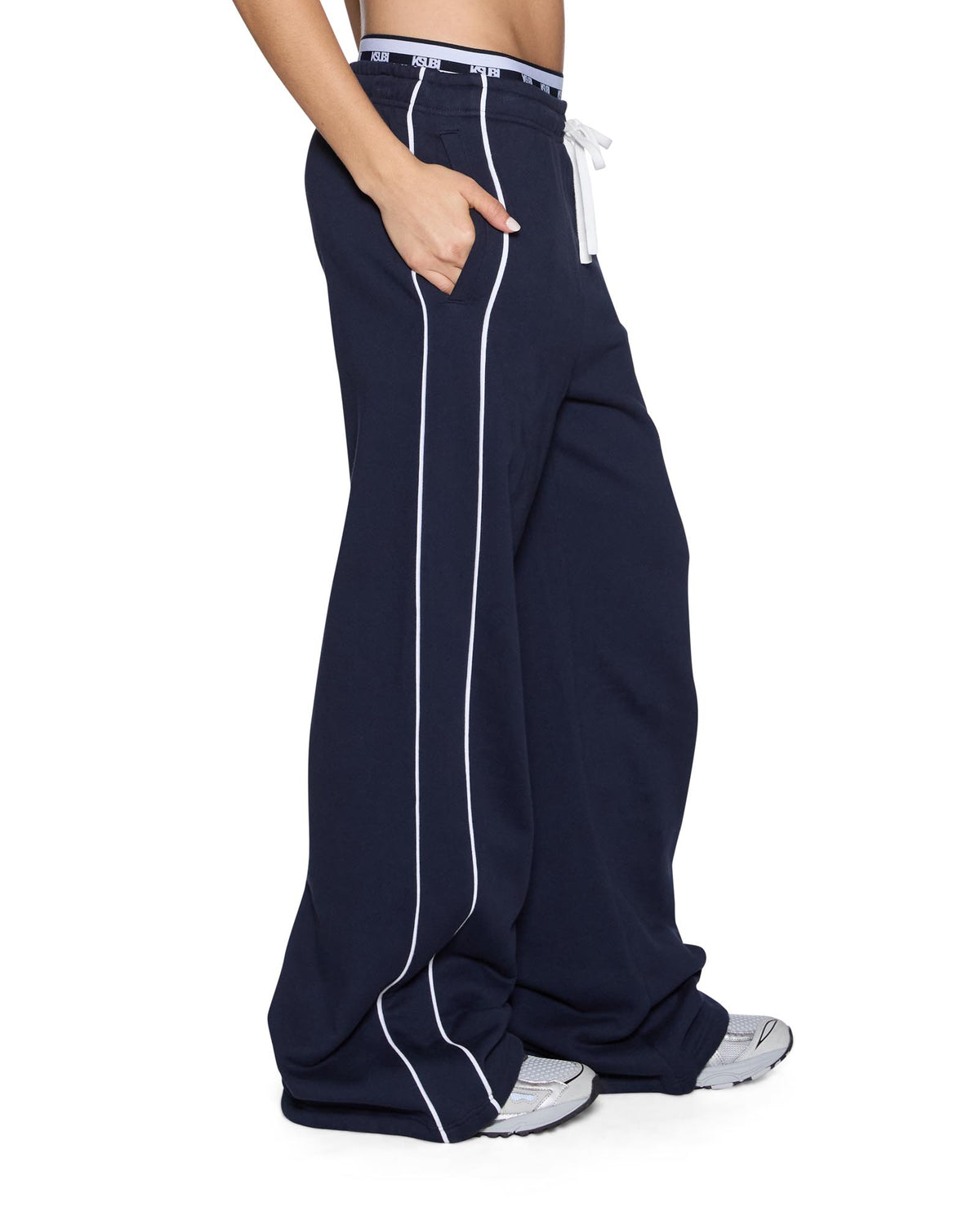 Womens Raceway Origin Trakpant Navy Regular Pants - Navy