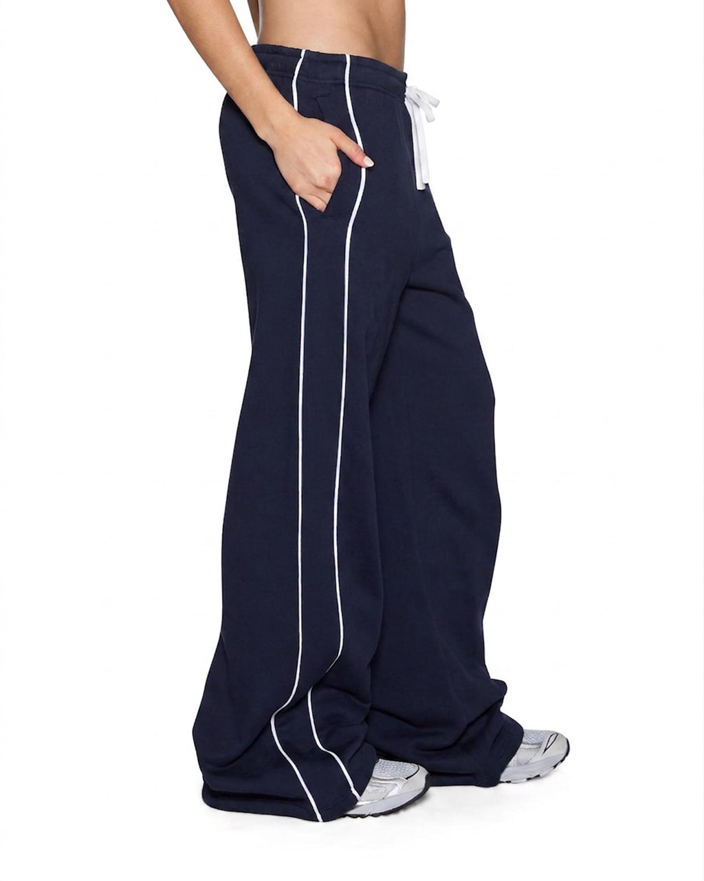 Womens Raceway Origin Trakpant Navy Regular Pants - Navy