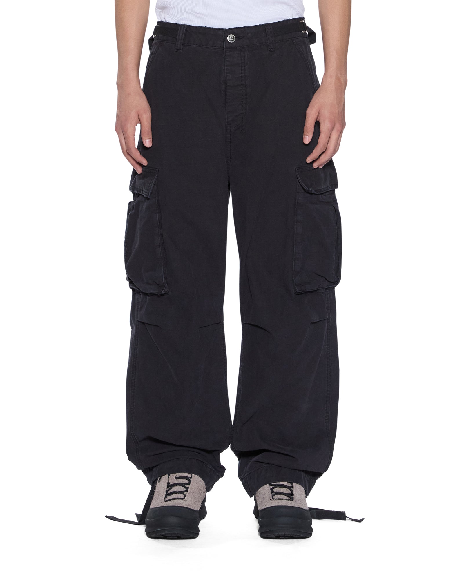 パンツ MAZZ waxed black camo double knees Best seller black double knee pants are back in all sizes