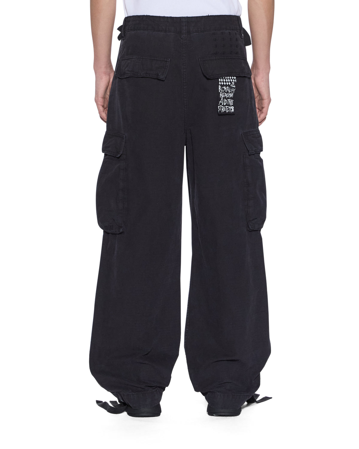 MENS TROOP CARGO PANT BLACK FADE PANTS