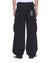 MENS  TROOP CARGO PANT BLACK FADE STRAIGHT PANTS