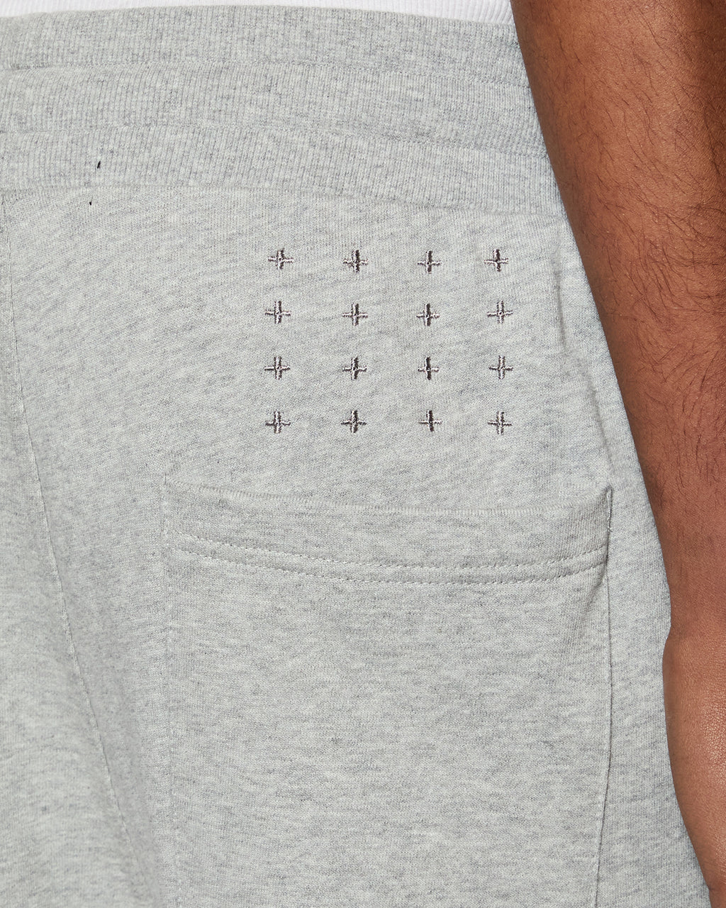 Mens 4 X 4 Trak Grey Marle Slim Pants - Grey