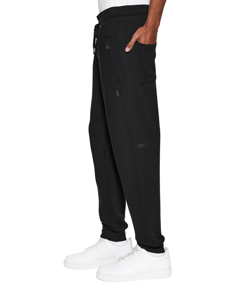 Buy 4 x 4 Trak Jet Black | Slim Fit Track Pants | Ksubi