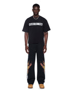 MENS KINGS SYNTHESIS TRAK PANT BLACK FADE PANTS