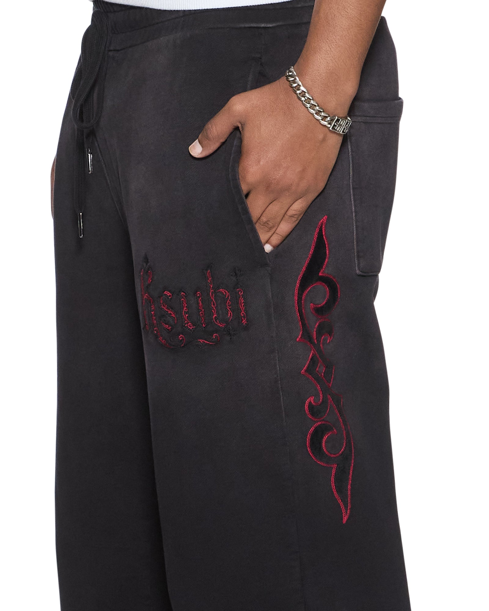 パンツ ksubi 34 Mens Paise Trak Pant Black Fade Pants | Ksubi ++