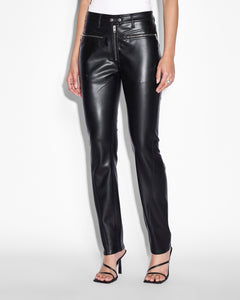 Buy Vivienne Pant Black | Leather Moto Pant | KSUBI | Ksubi ++