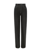 Womens Playback Slicker Straight Denim Jeans - Black