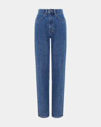 Womens Playback Token Krystal Straight Denim Jeans - Denim