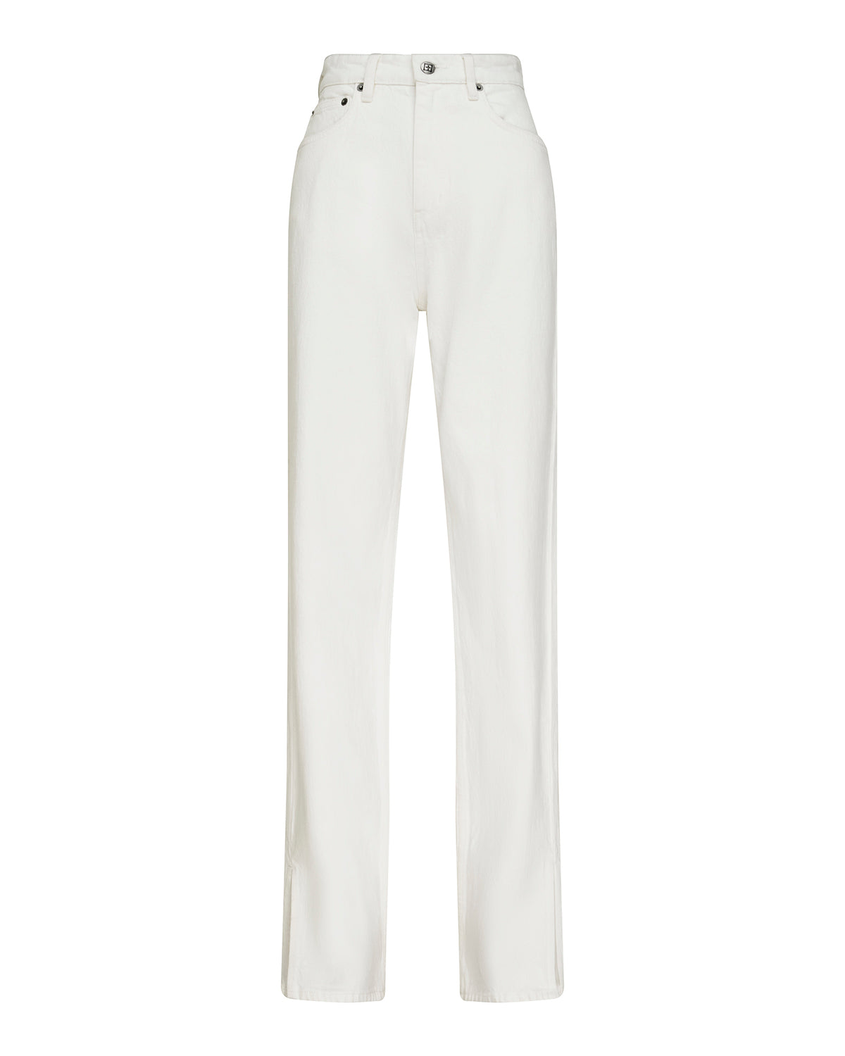 WOMENS PLAYBACK SPLITS ECRU DENIM JEANS