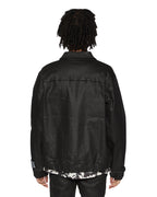 Mens Raider Harrington Waxed Black Regular Jackets - Black