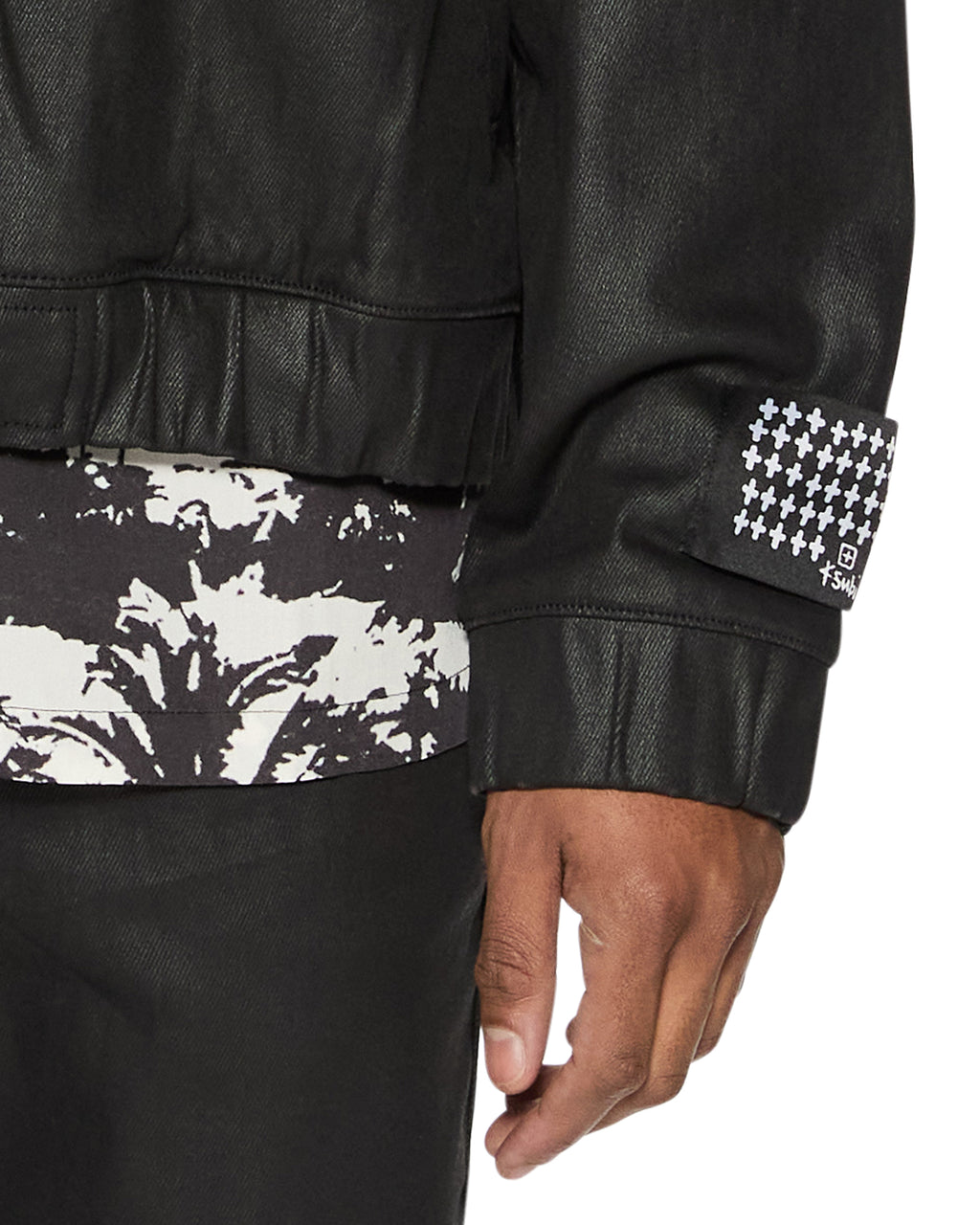 Mens Raider Harrington Waxed Black Regular Jackets - Black